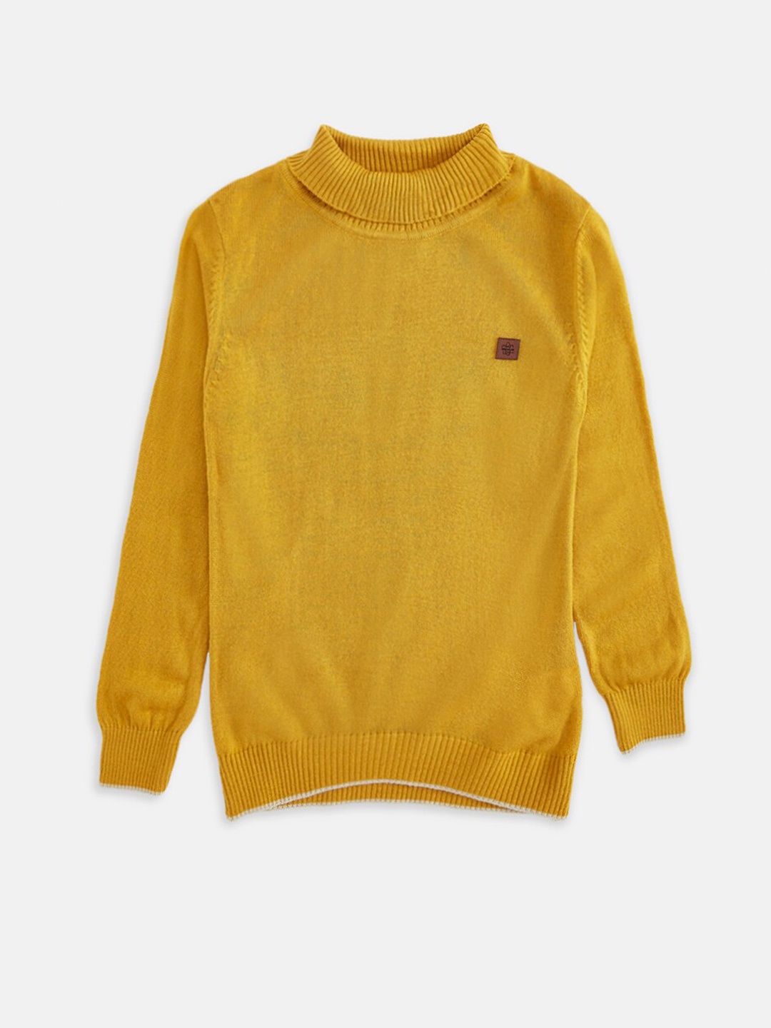 

Pantaloons Junior Boys Yellow Solid Cardigan