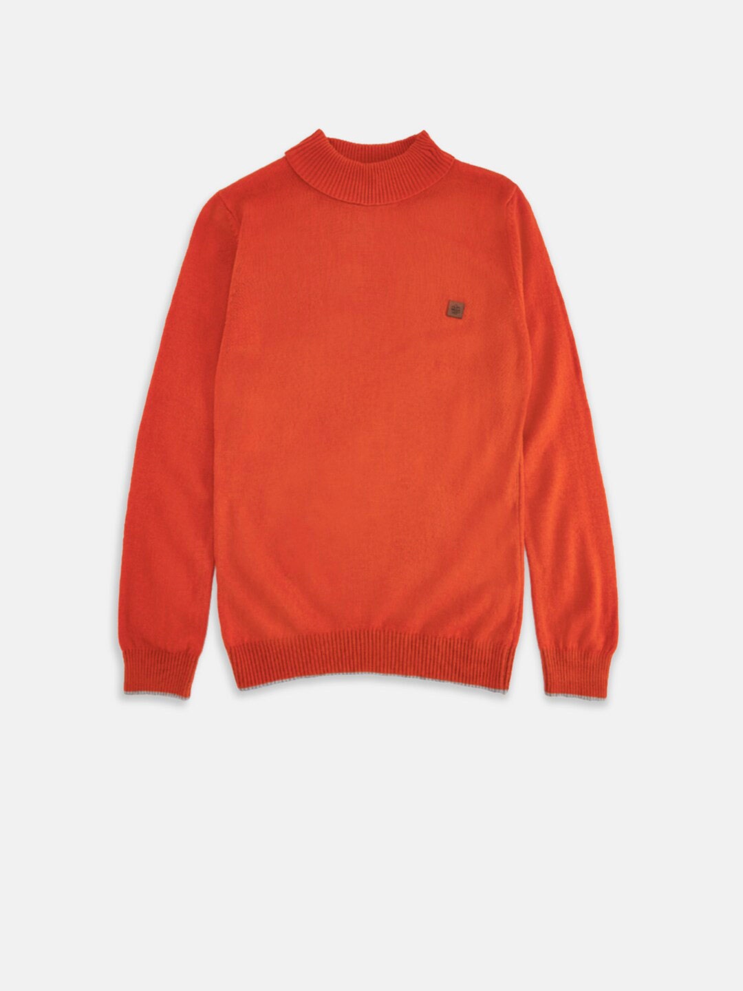 

Pantaloons Junior Boys Orange Solid Pullover