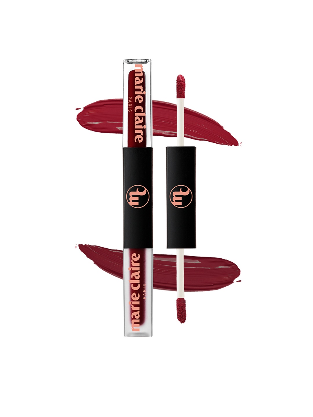 

Marie Claire 2 In 1 TwoMuch Superstay Liquid Matte Liptint & Lipstick 5 ml - Shade 106, Maroon