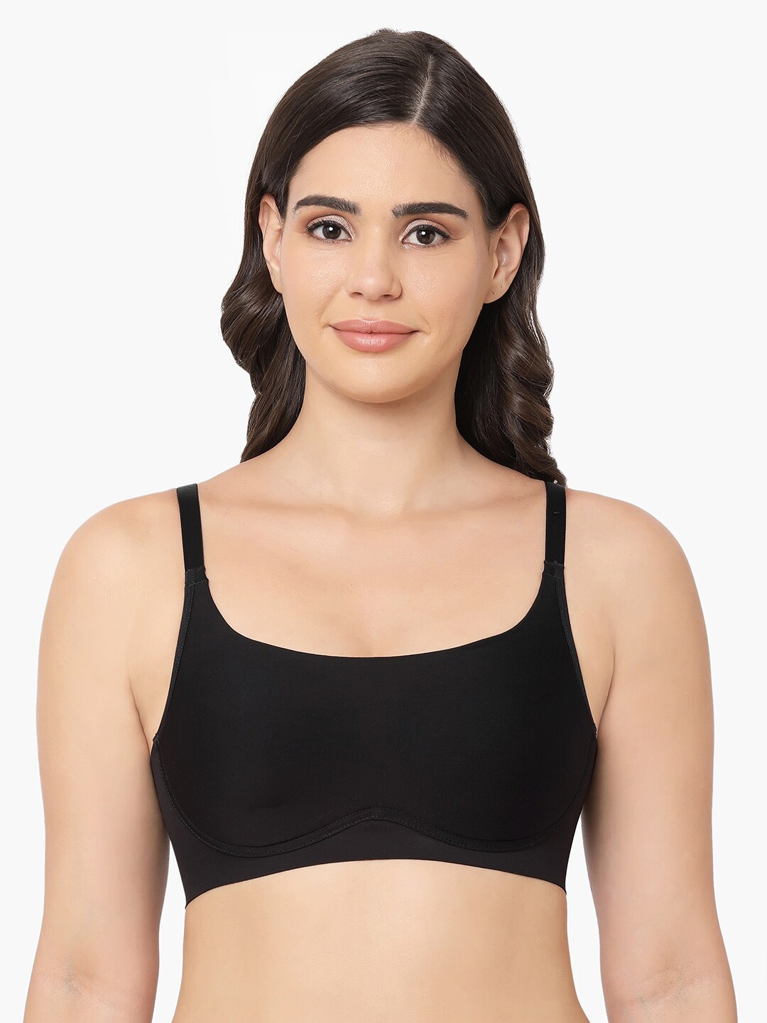 

Wacoal Women Black Lightly Padded Non Wired T-shirt Bra