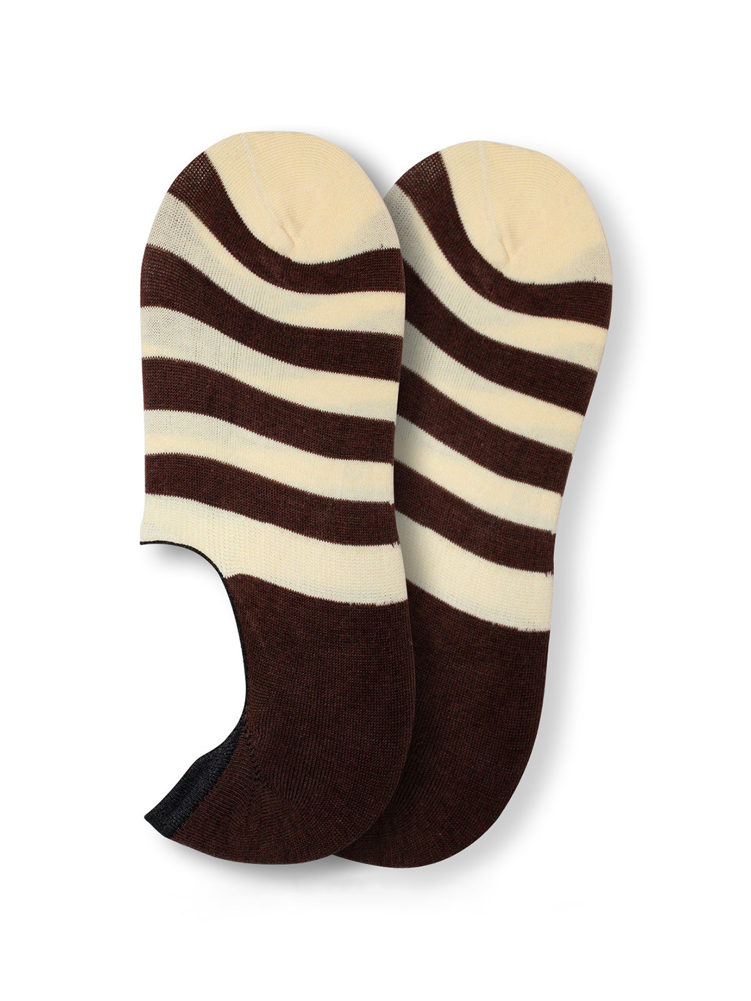 

Man Arden The Hazel Ash Edition Designer Men Brown & Beige Striped Shoe Liners