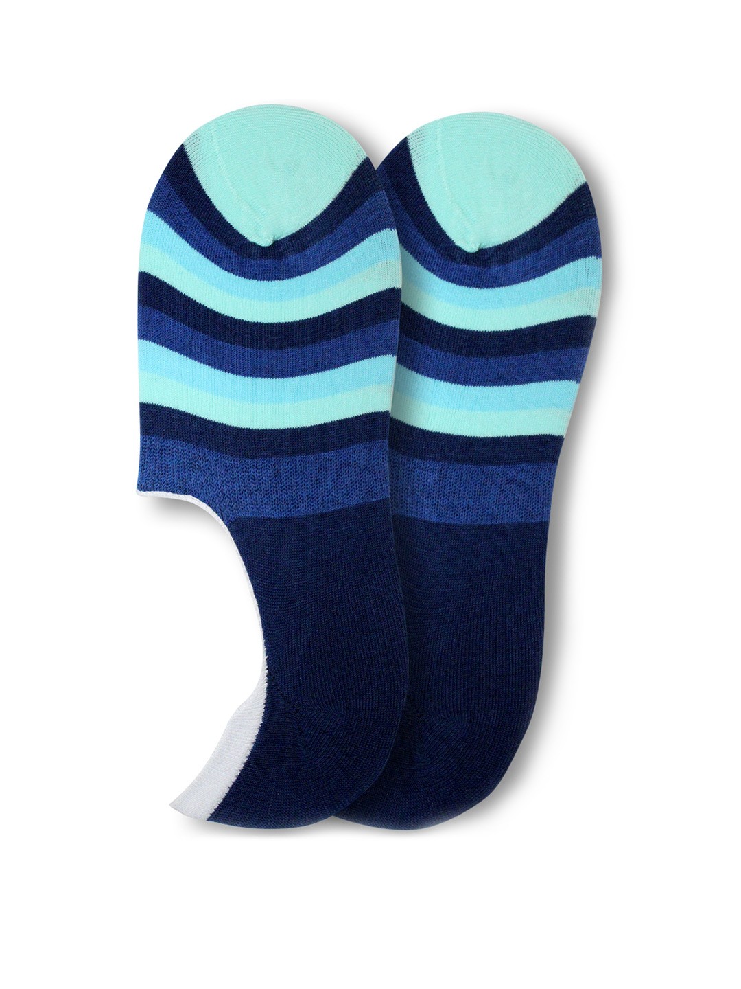

Man Arden Men The Marine March Edition Designer Cotton No Show Loafer Socks, Blue