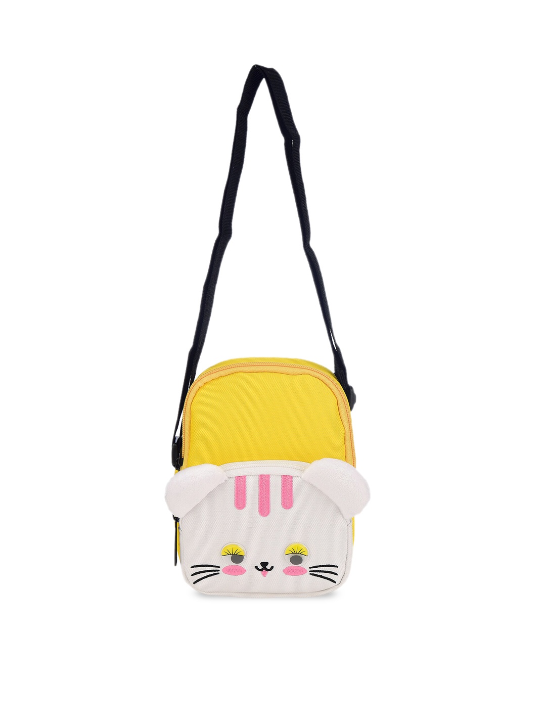 

Kids On Board Kids Yellow And White 7 inches Picnic Bag