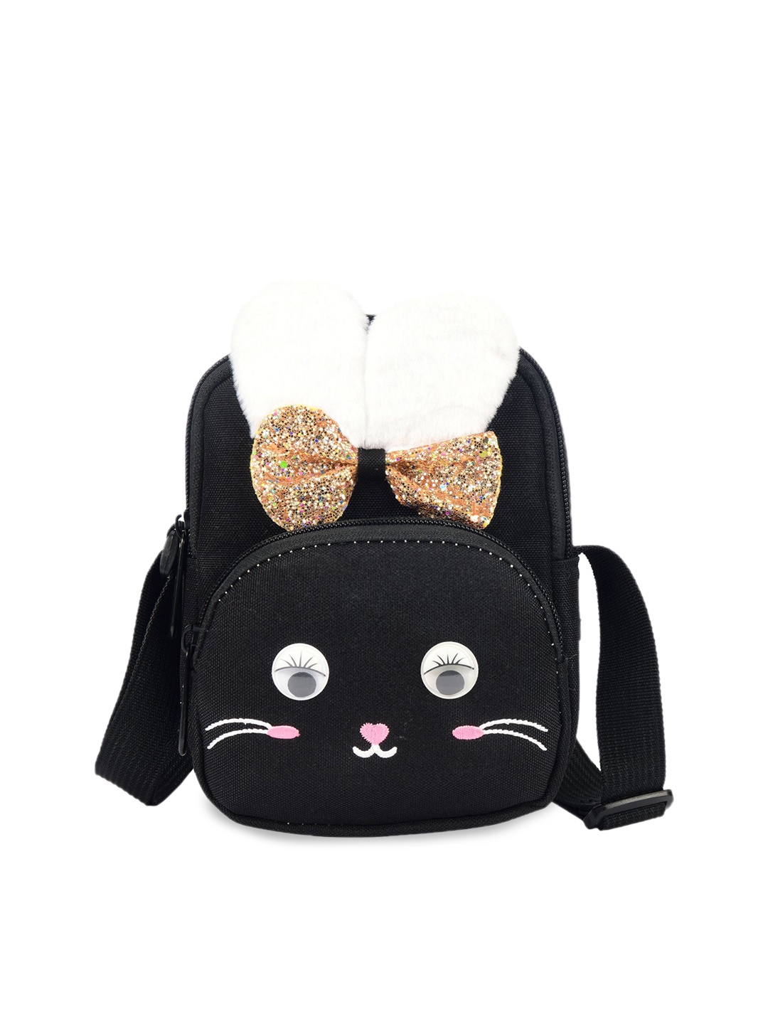 

Kids On Board Black 7 Inch Bag with Bow Detail