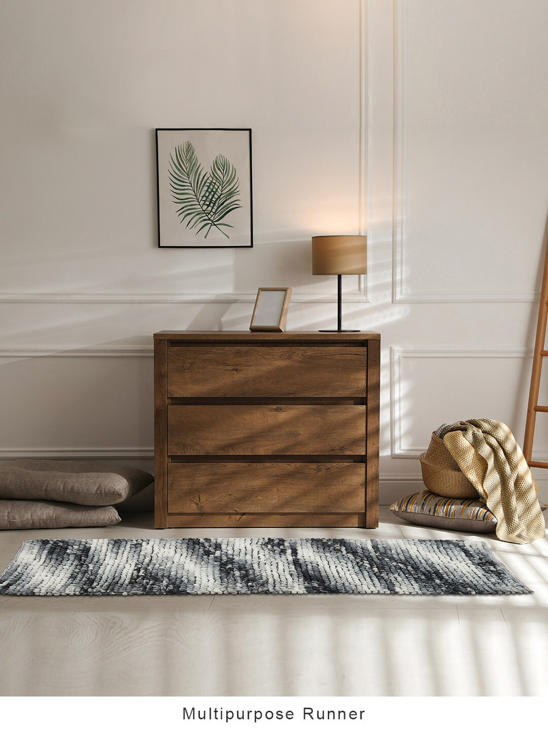 

HomeTown Grey & White Abstract Floor Runners