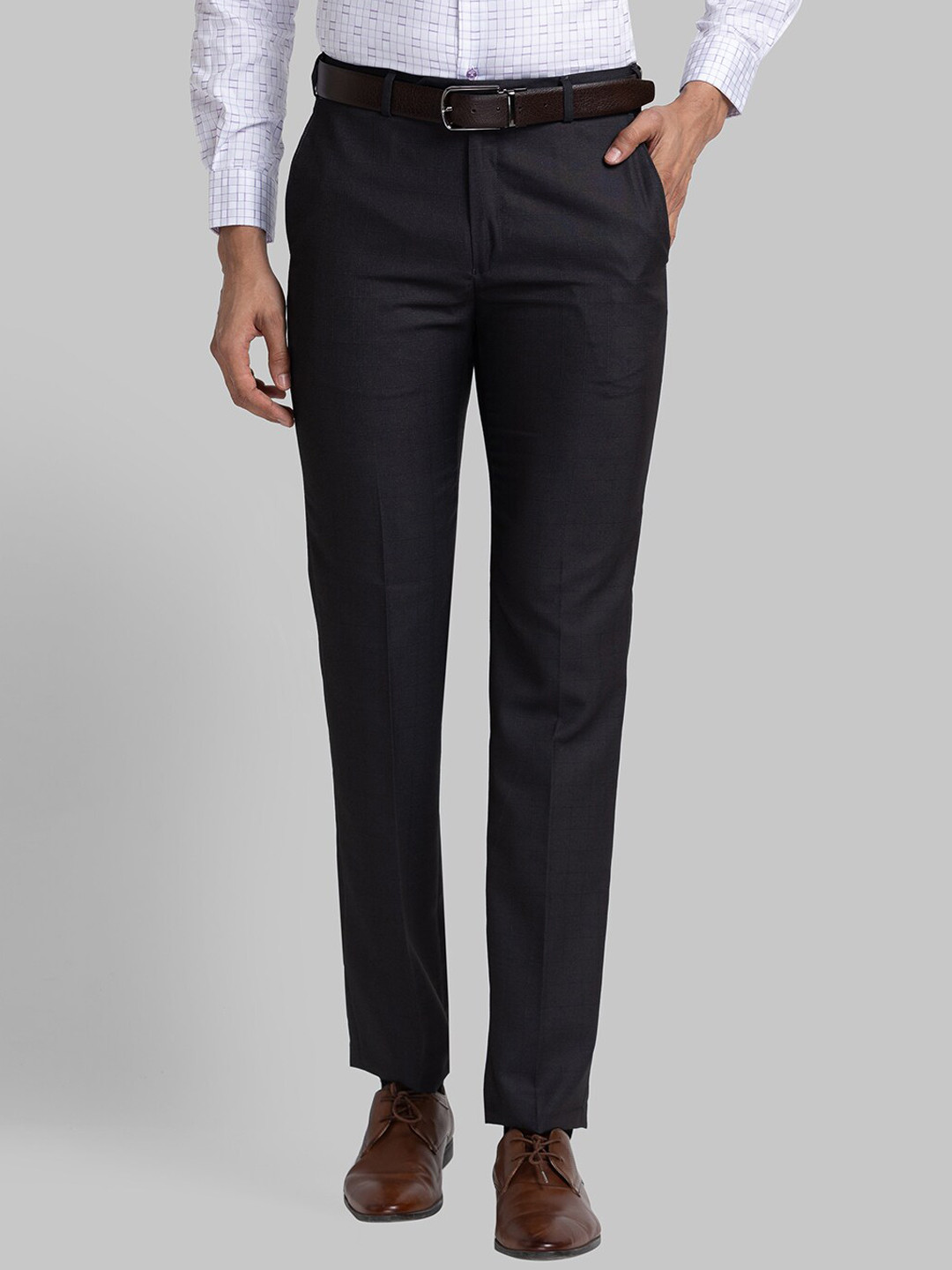 

Raymond Men Charcoal Tapered Fit Trouser