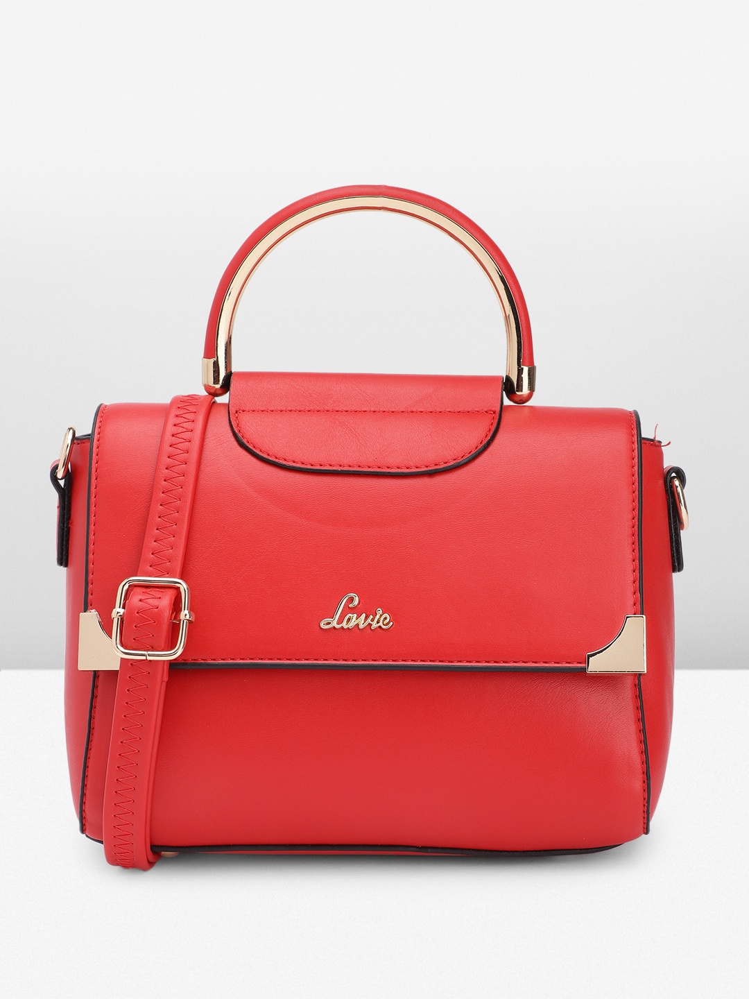 

Lavie Solid Satchel, Red
