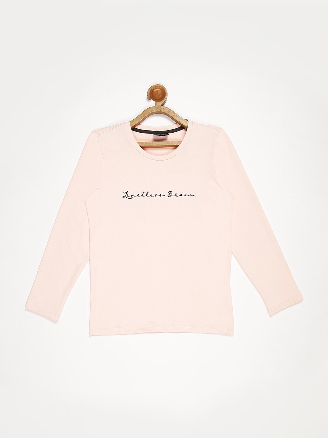

V2 Value & Variety Boys Pink Typography Printed T-shirt