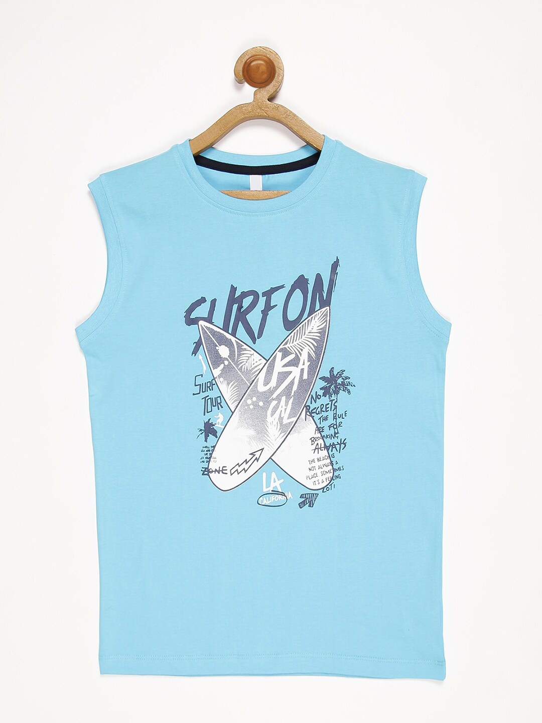 

V2 Value & Variety Boys Blue Printed T-shirt