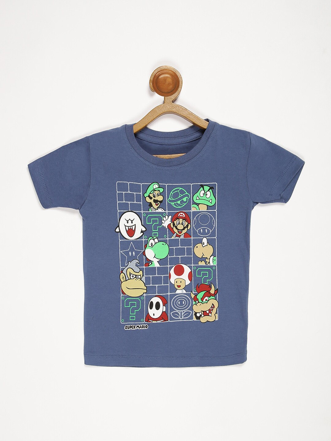

V2 Value & Variety Boys Blue Printed T-shirt