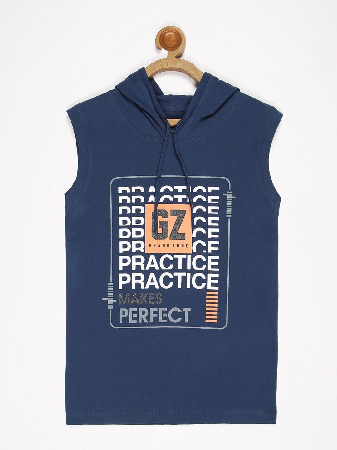 

V2 Value & Variety Boys Blue Typography Printed T-shirt
