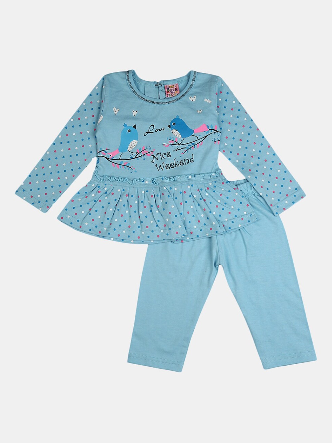 

V-Mart Unisex Kids Blue Clothing Set