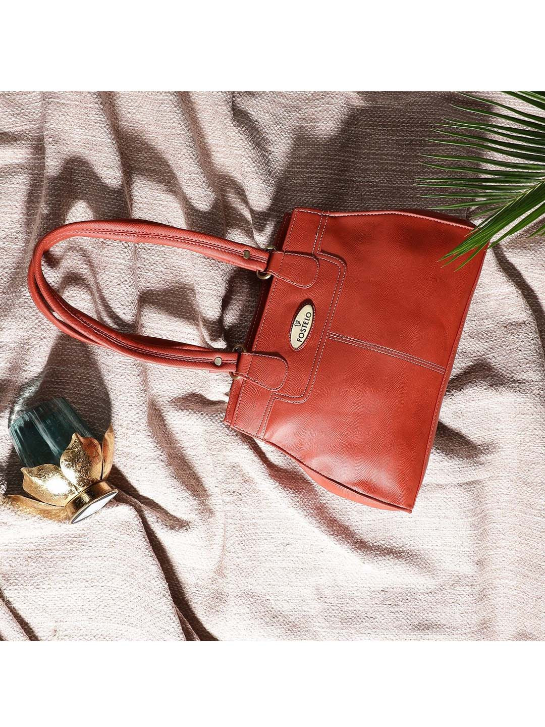 

Fostelo Women Red Structured Shoulder Bag