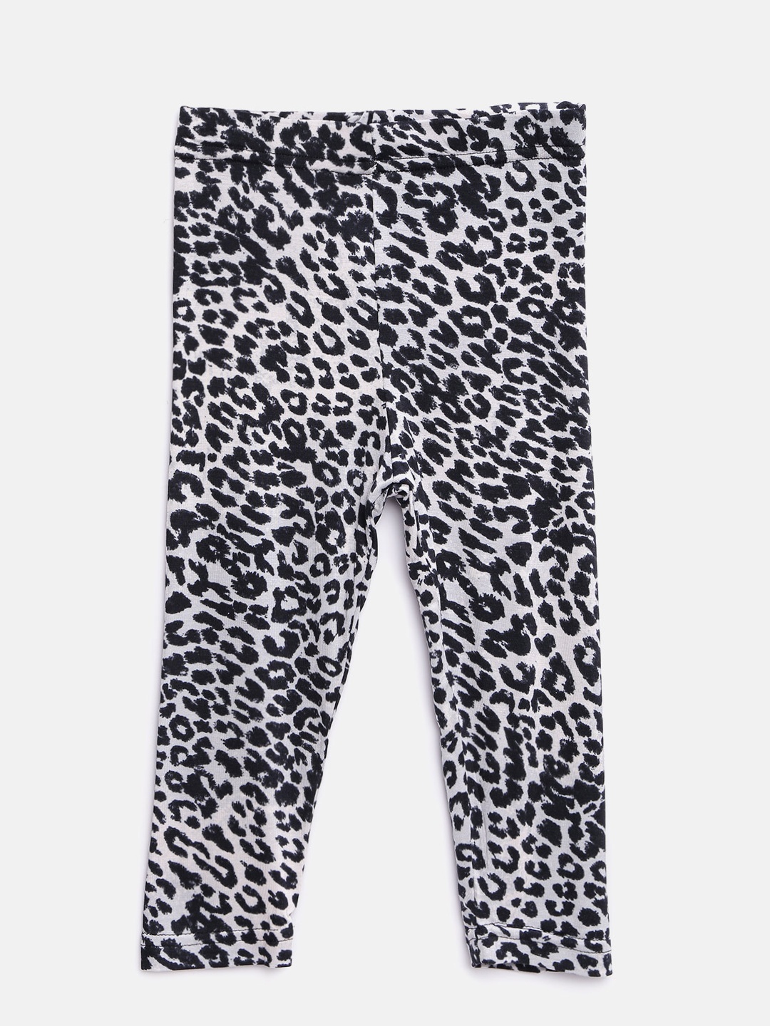 

Sera Girls Off-White & Black Animal Print Leggings