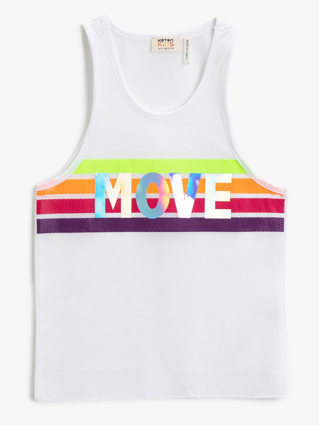 

Koton Girls White Striped Tank Top