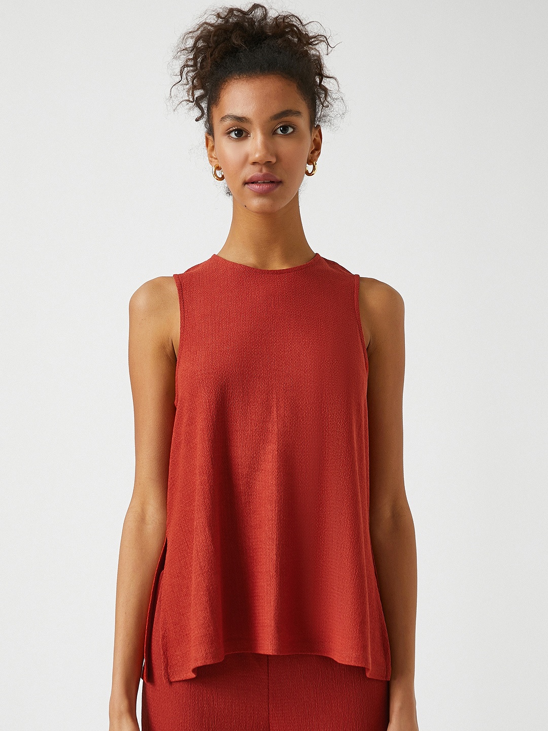 

Koton Red Solid Top