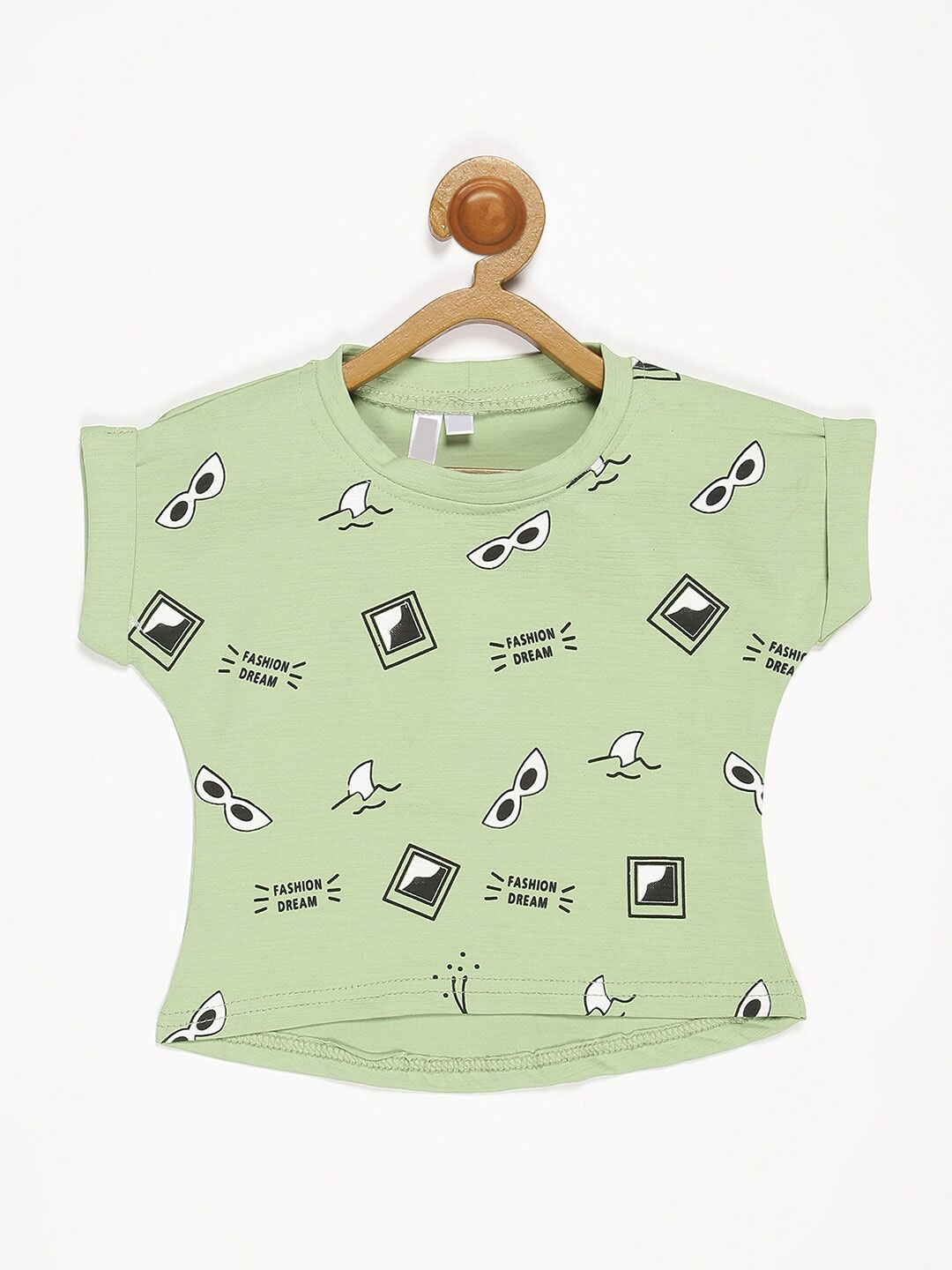 

V2 Value & Variety Green Print Top