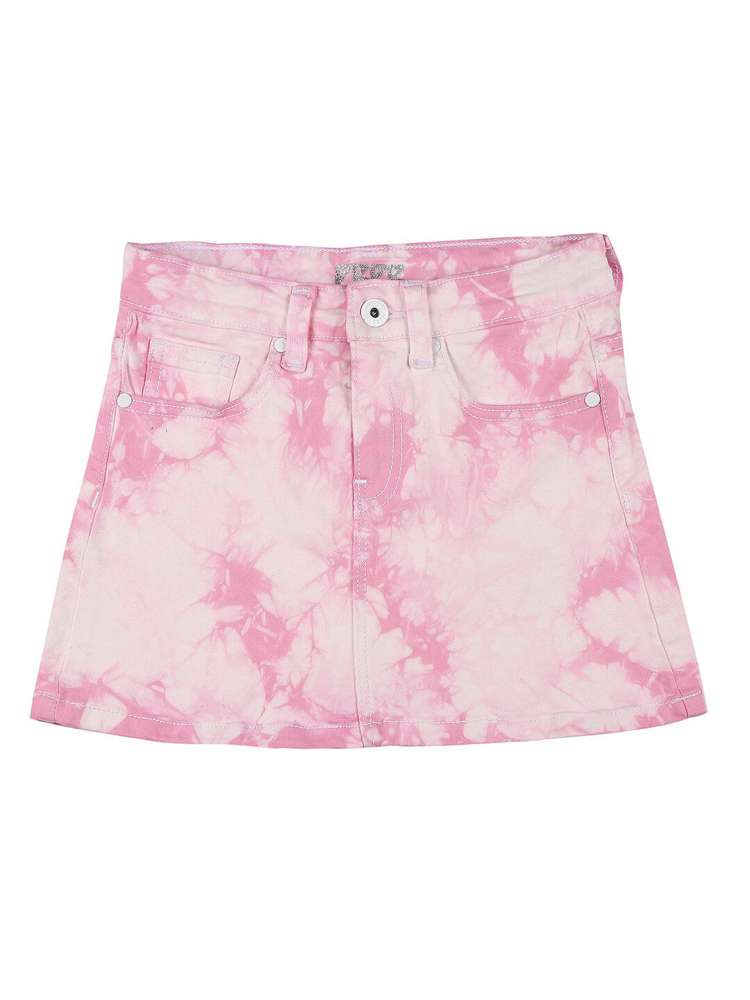 

Pepe Jeans Girls Pink Printed Skirt