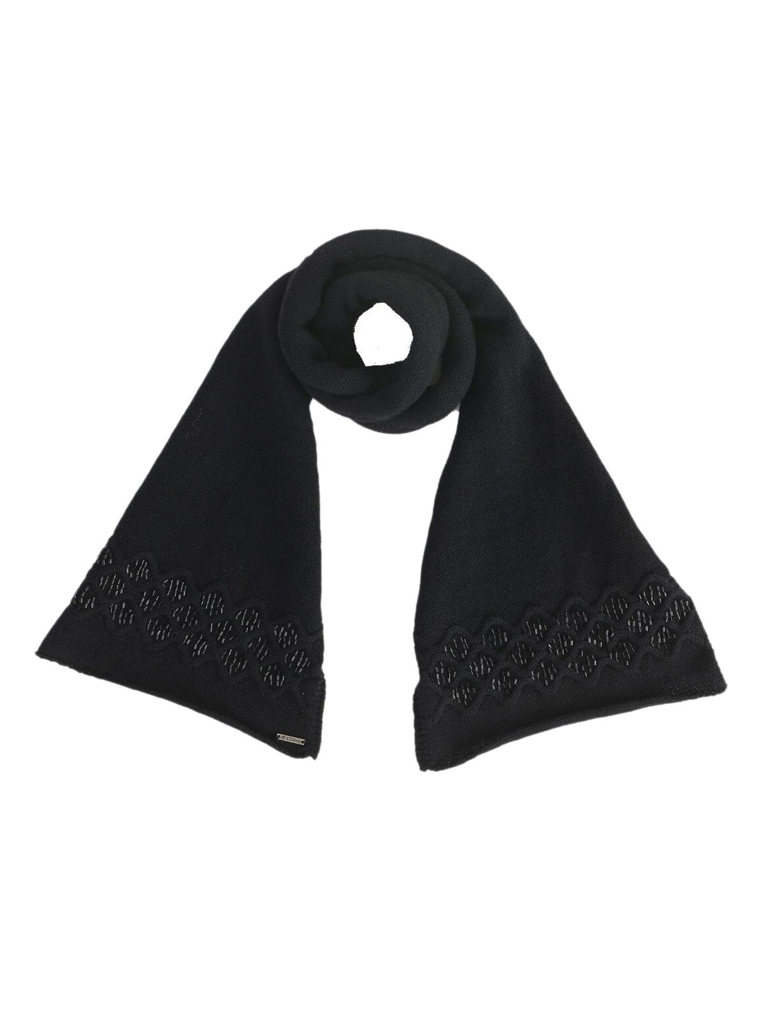 

Kosha Women Black Solid Knitted Mufflers