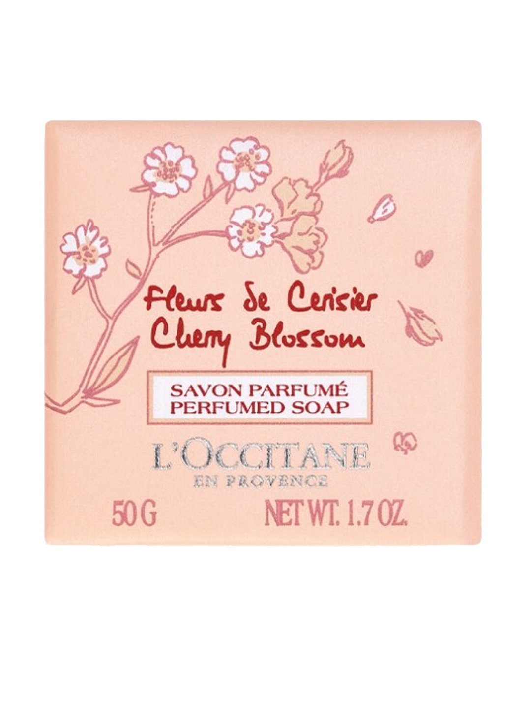 

LOccitane en Provence Cherry Blossom Perfumed Soap, 50g, White