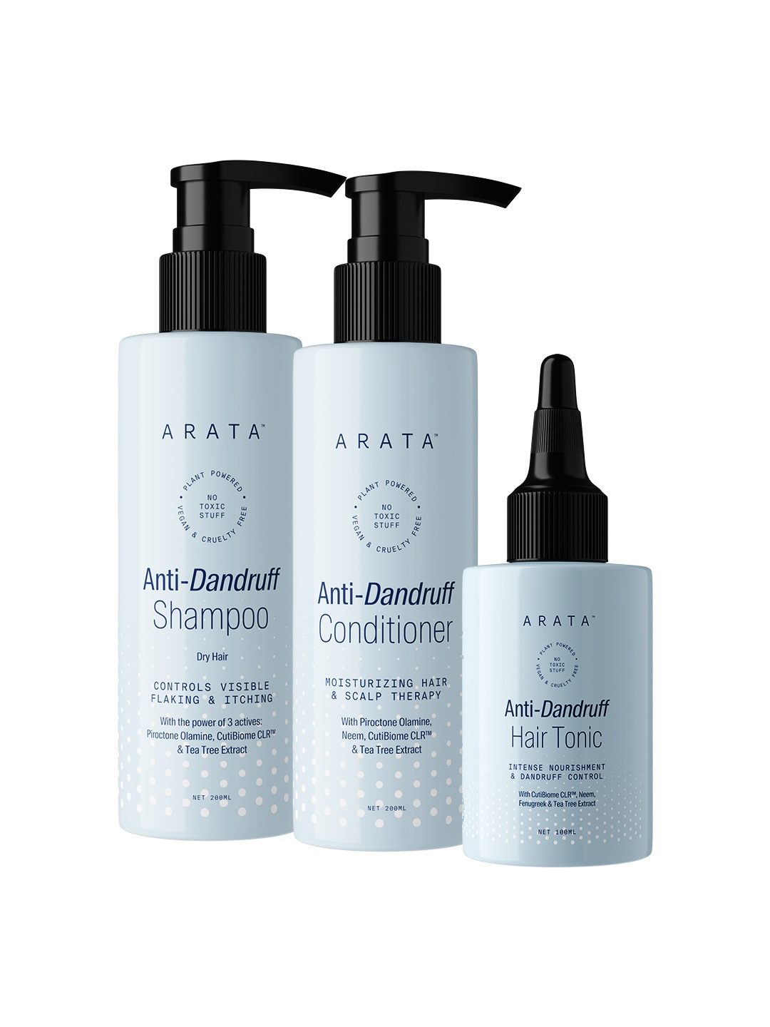 

ARATA Dandruff Defence Scalp Treatment - Normal to Oily Hair 500ml, Transparent