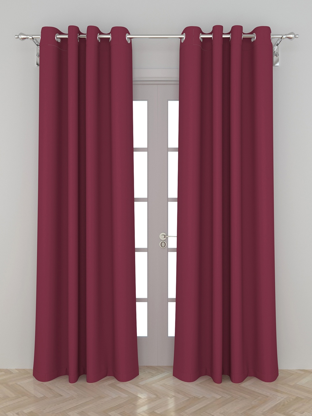 

Home Centre Purple Set of 2 Door Curtain