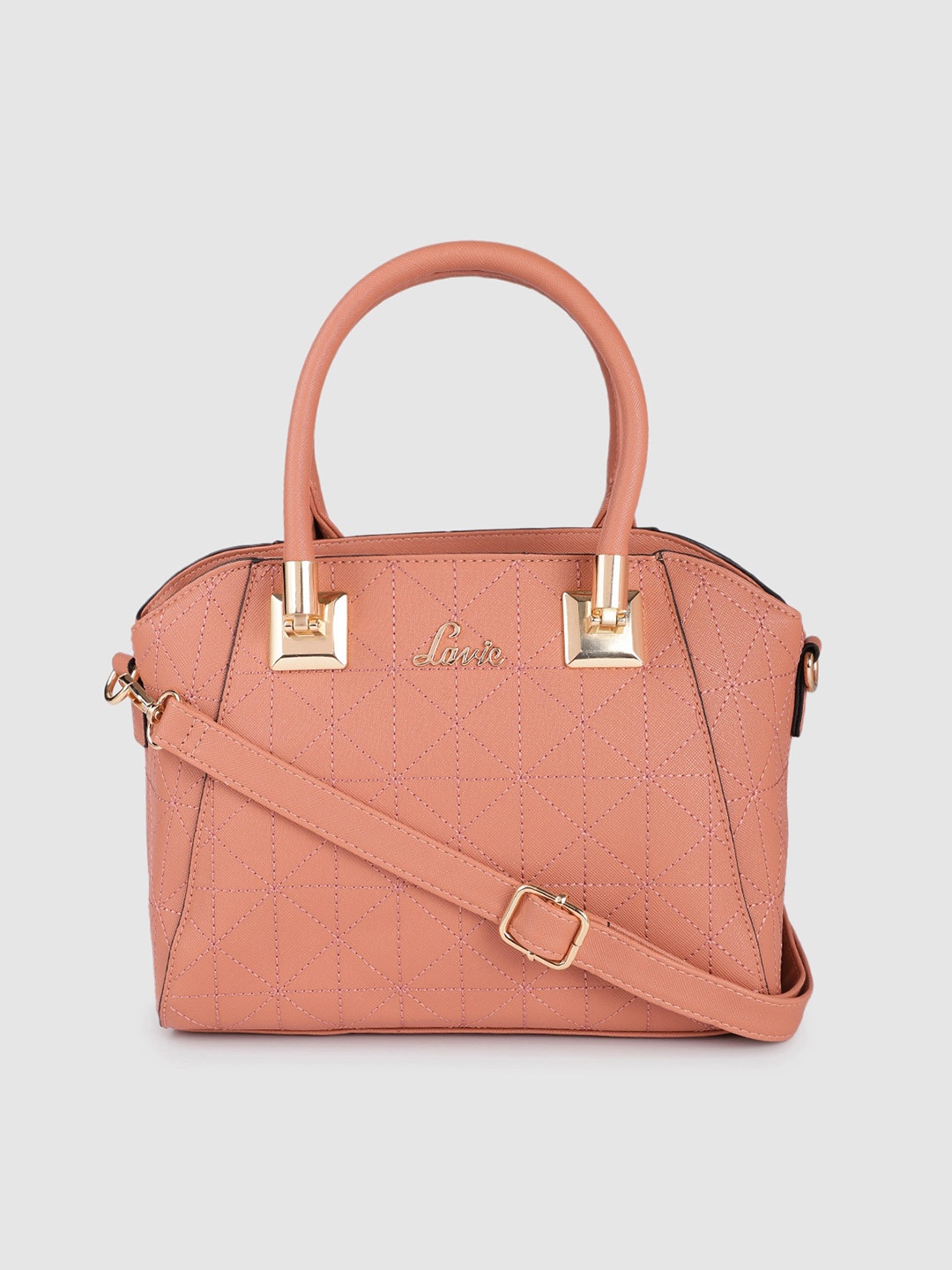 

Lavie Astar Women Pink Medium Satchel