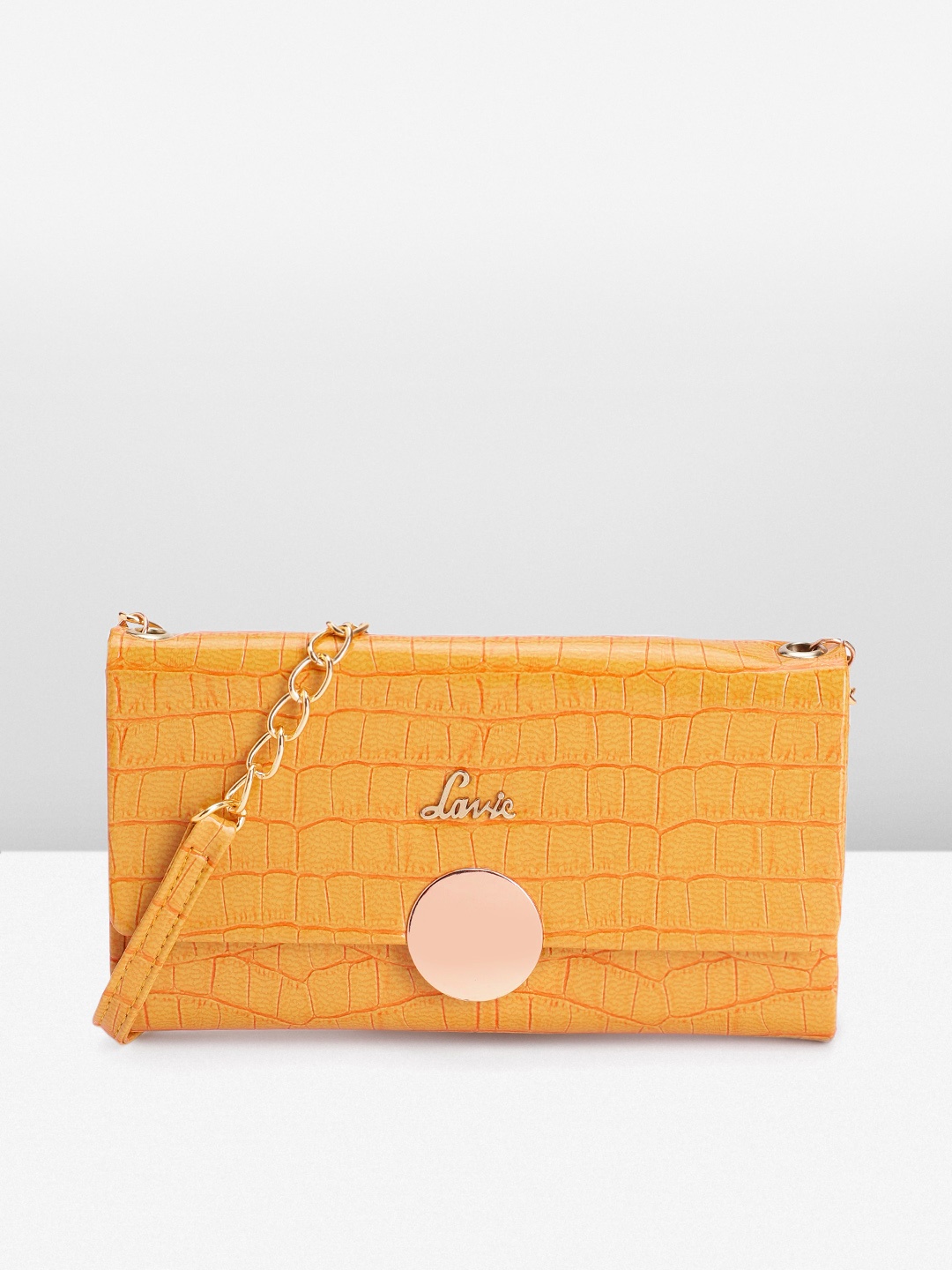 

Lavie Women Textured Sling Bag, Yellow