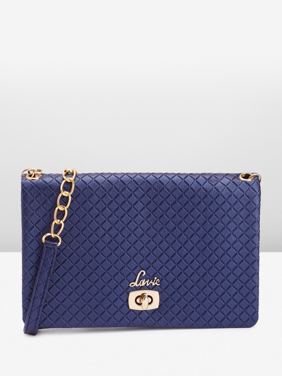 

Lavie Geometric Pattern Shoulder Bag, Navy blue