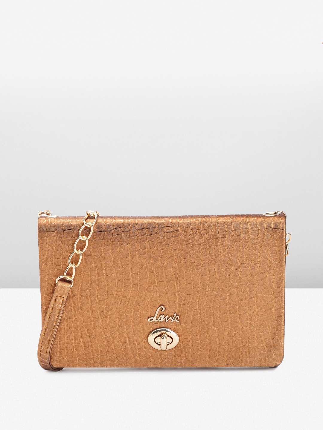 

Lavie Women Textured Sling Bag, Metallic
