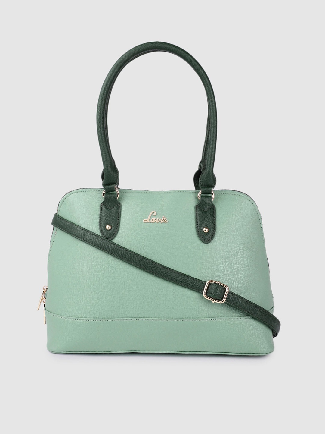 

Lavie Tonal Lara Mint Green Solid Dome Handheld Bag