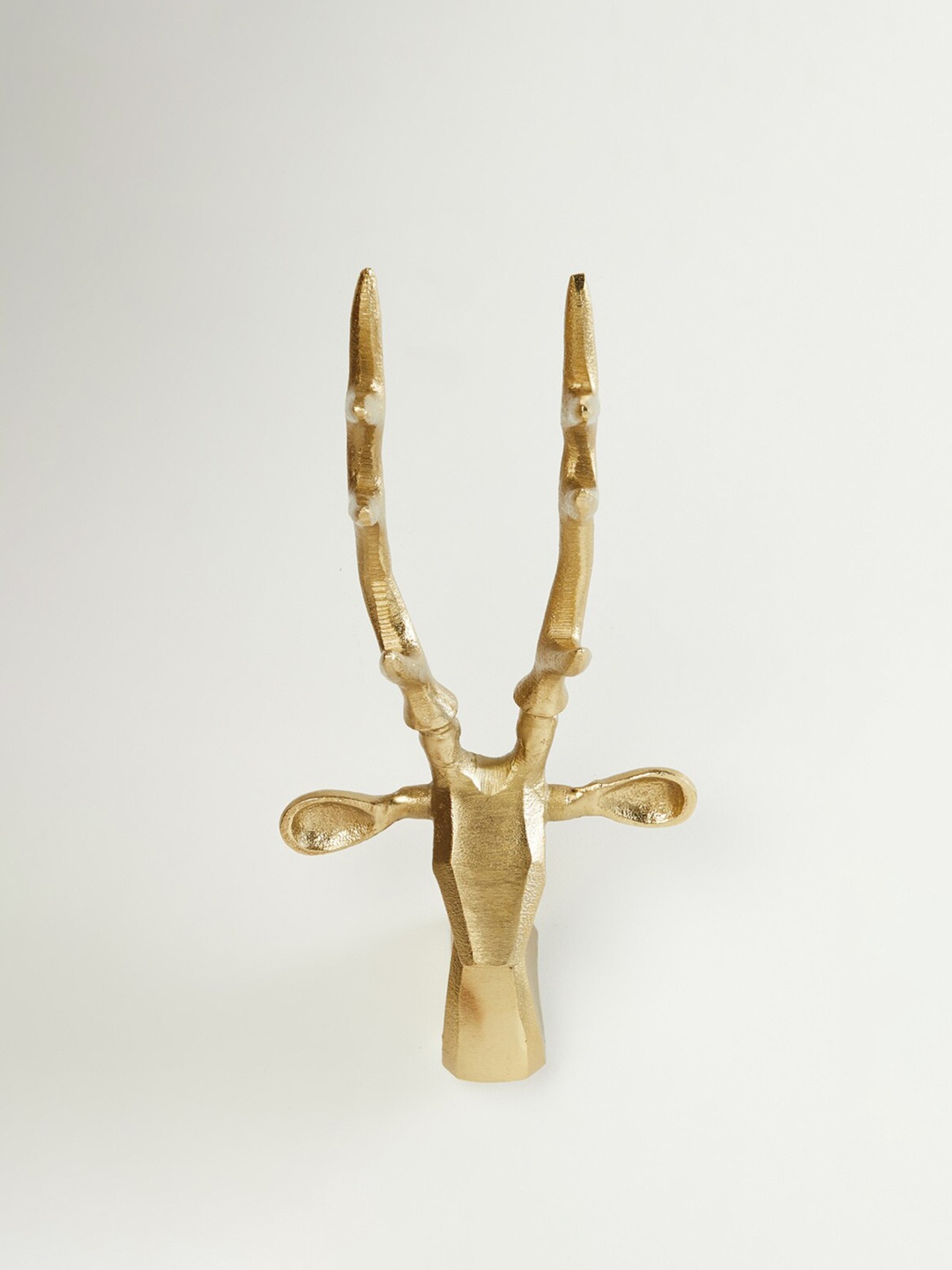 

Home Centre Gold-Toned Textured Reindeer Figurine Metal Showpieces