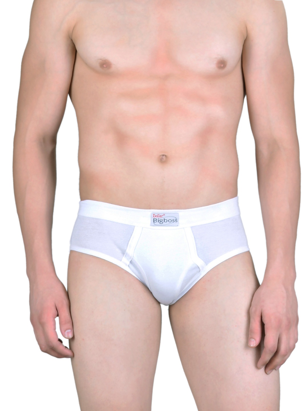 

Dollar Bigboss Men Pack of 3 White Briefs MDBR-06