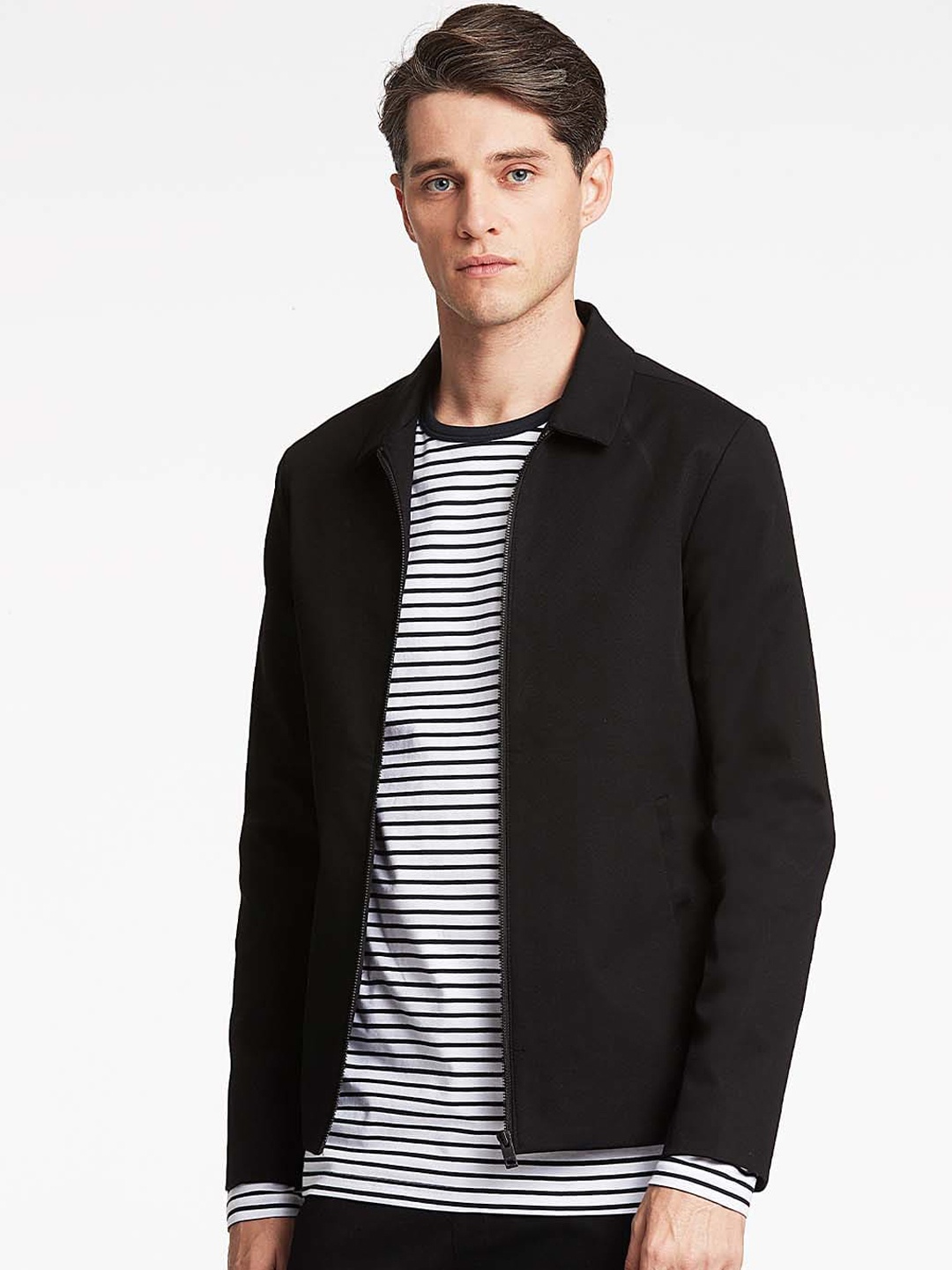 

LINDBERGH Men Black Longline Tailored Jacket