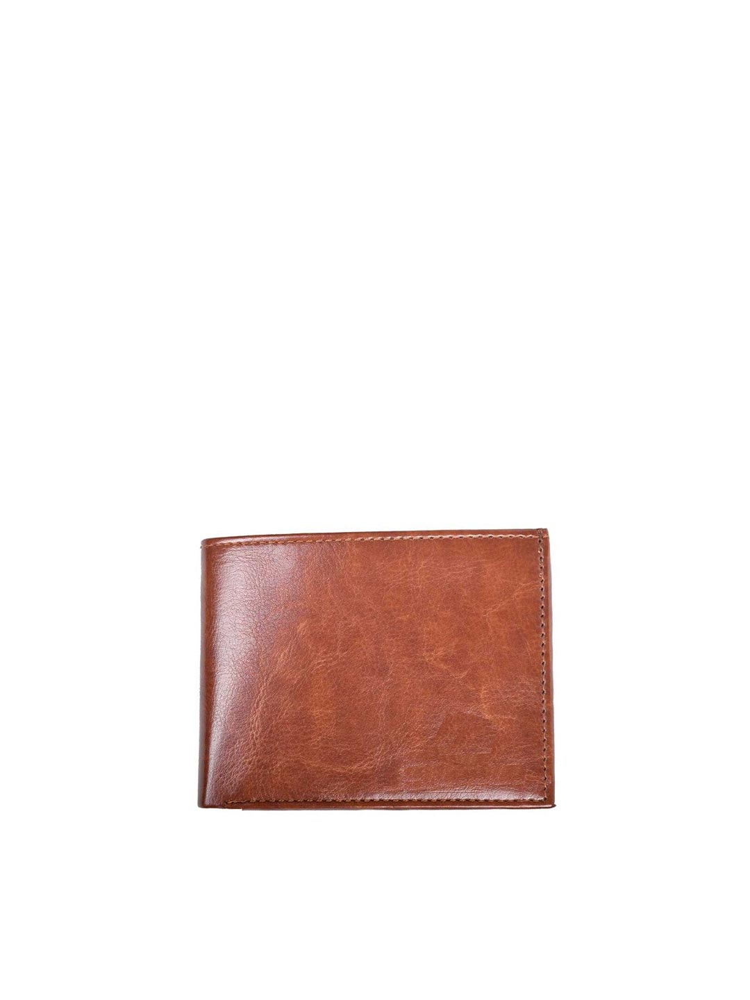

HENEDA Men Brown PU Two Fold Wallet
