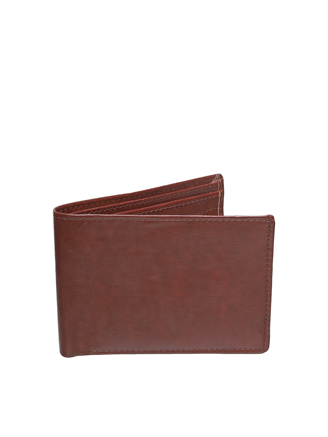 

HENEDA Men Brown PU Two Fold Wallet
