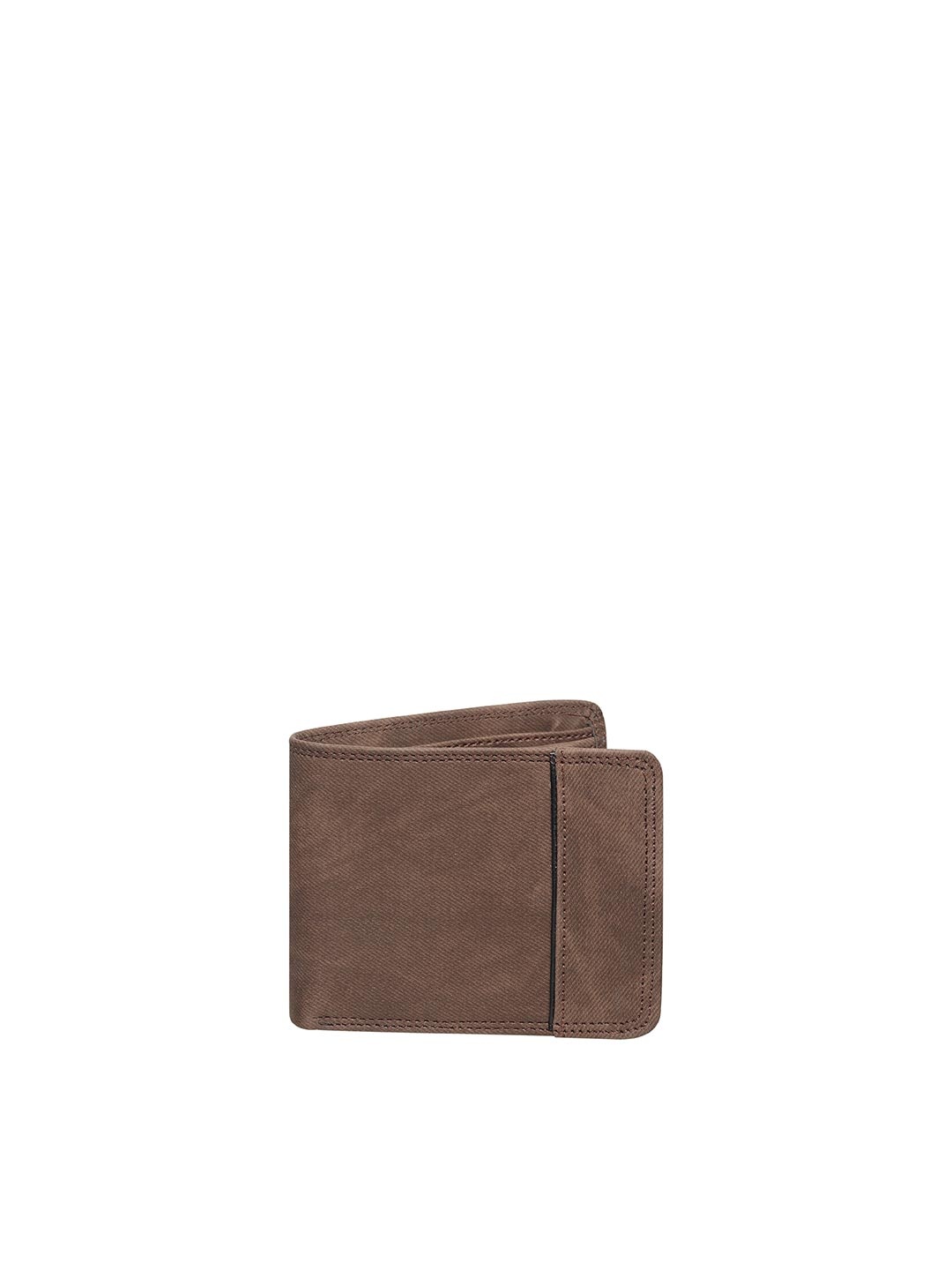 

HENEDA Men Brown PU Two Fold Wallet