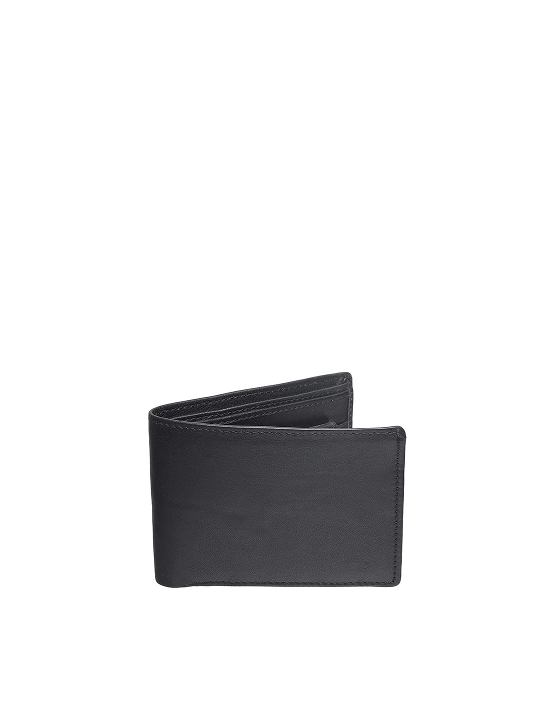 

HENEDA Men Black PU Two Fold Wallet