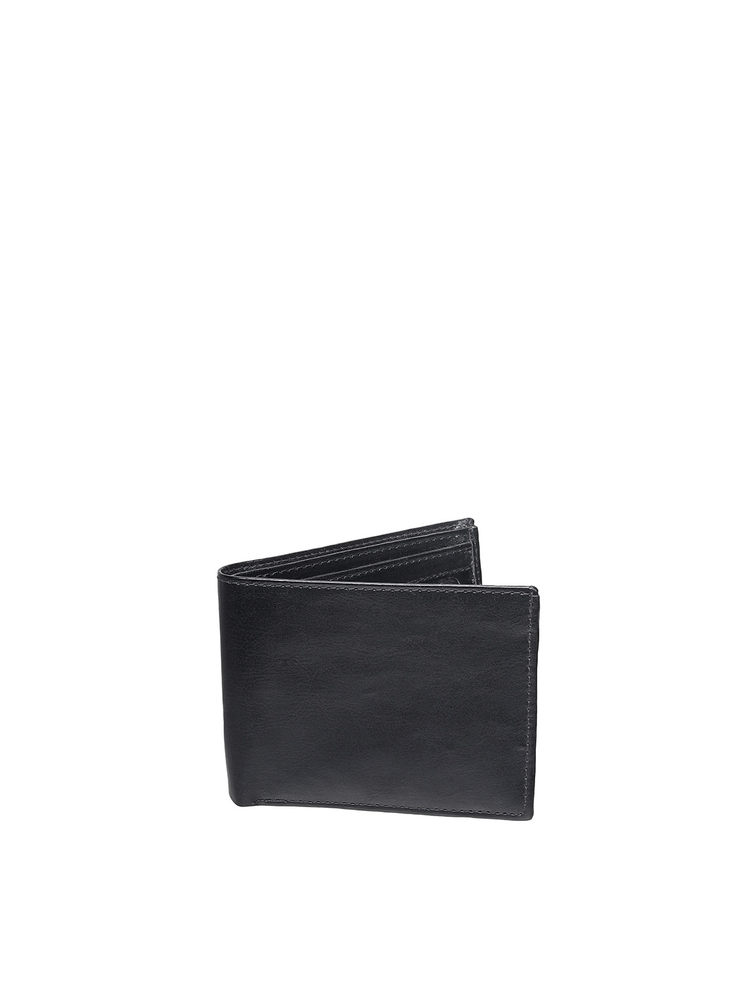 

HENEDA Men Black PU Two Fold Wallet