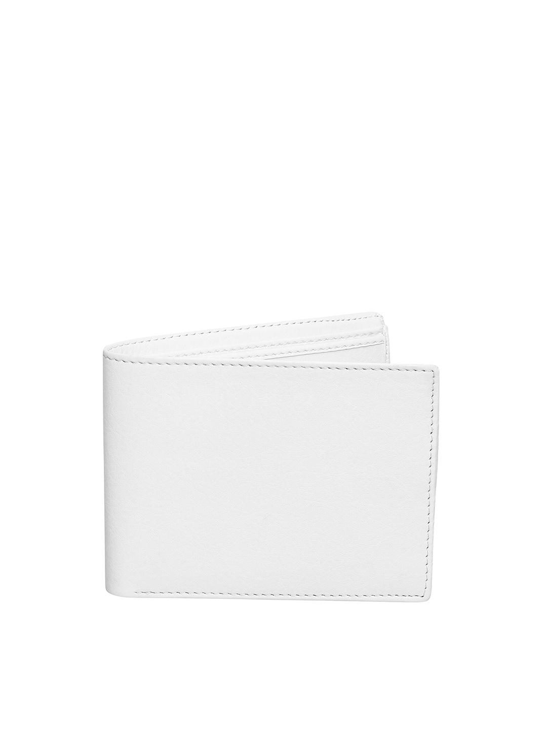 

HENEDA Men White PU Two Fold Wallet