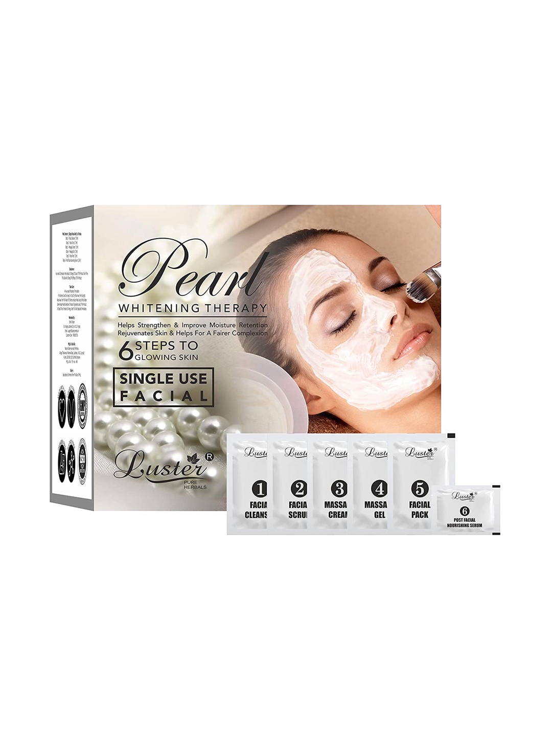 

Luster 6 Step Facial Kit 40g, Grey