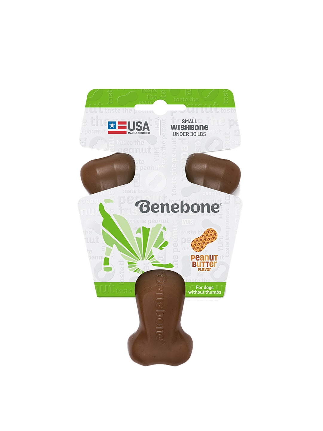 

Pawsindia Brown Benebone Wishbone Dog Chew Toy