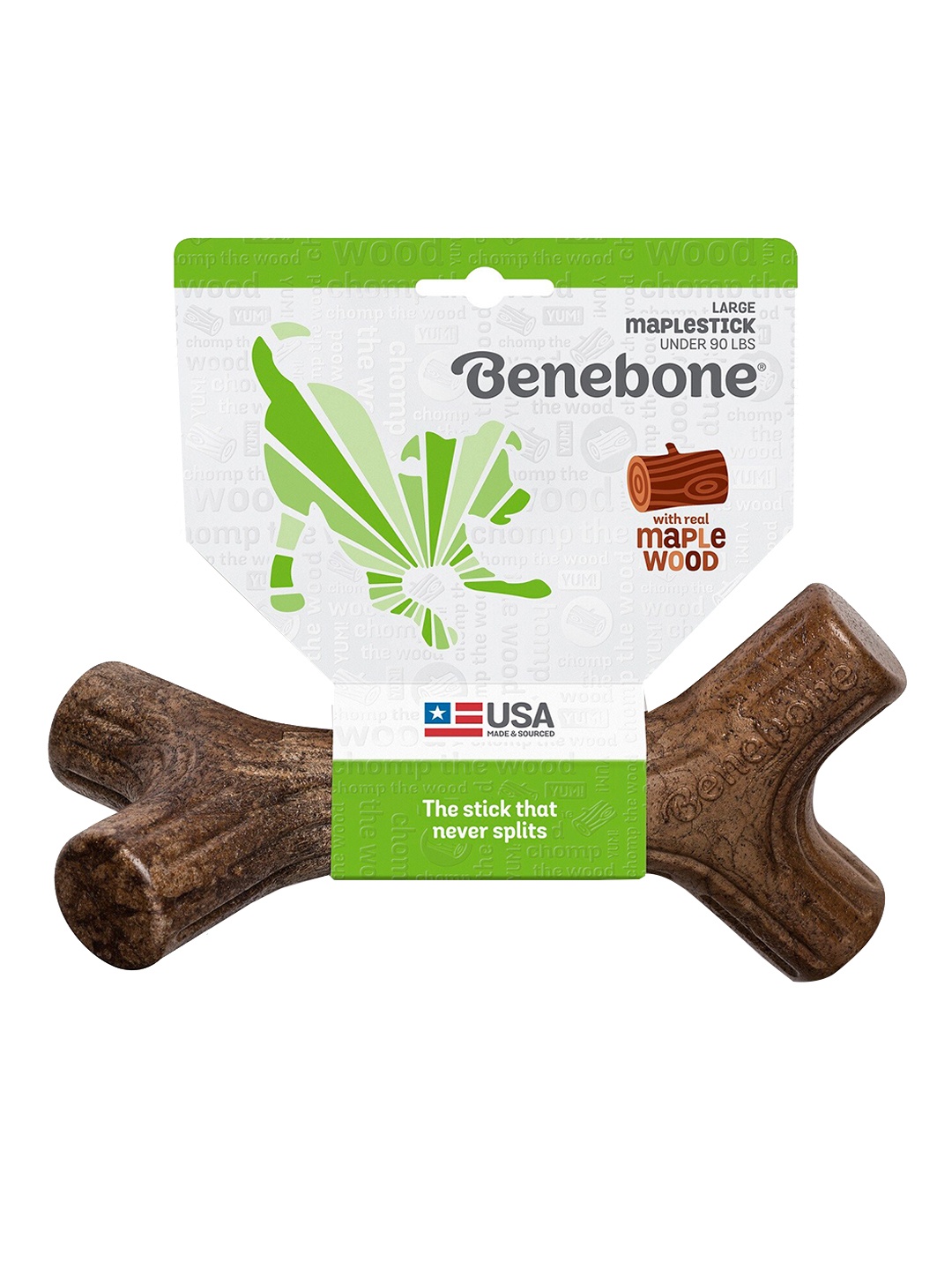 

Pawsindia Brown Benebone Maplestick Dog Chew Toy