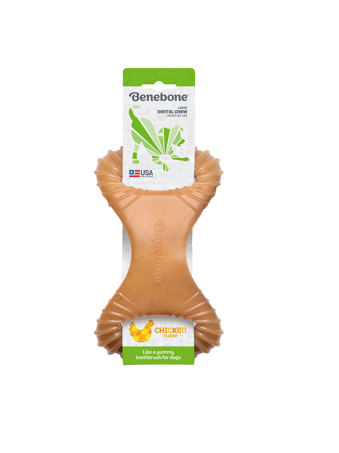 

Pawsindia Brown Benebone Dental Dog Chew Toy