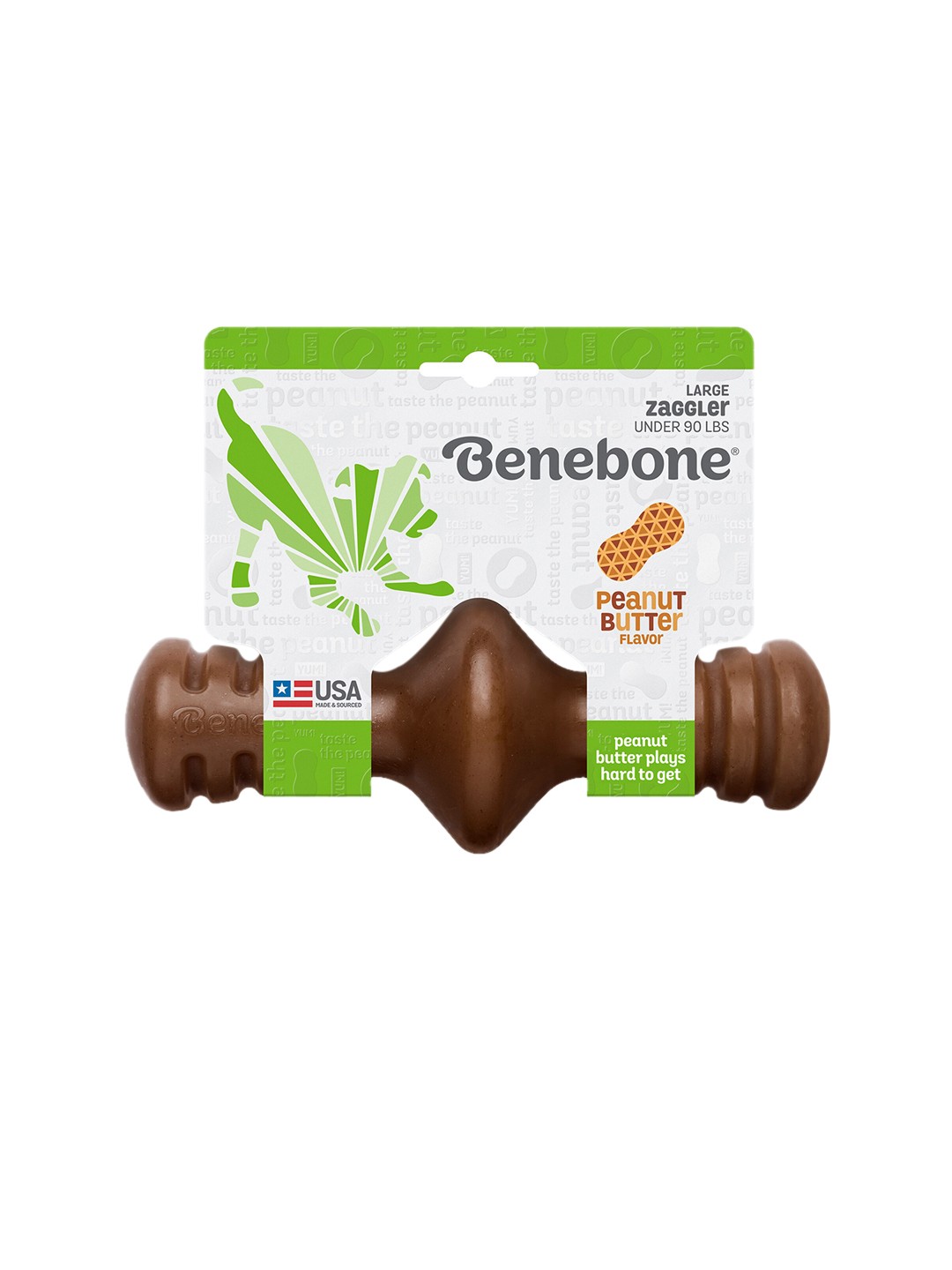 

Pawsindia Brown Benebone Zaggler Dog Chew Toy