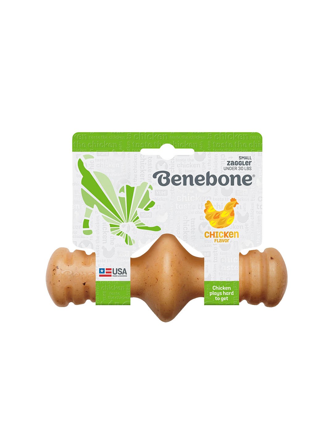 

Pawsindia Benebone Zaggler Dog Chew Toy, Brown