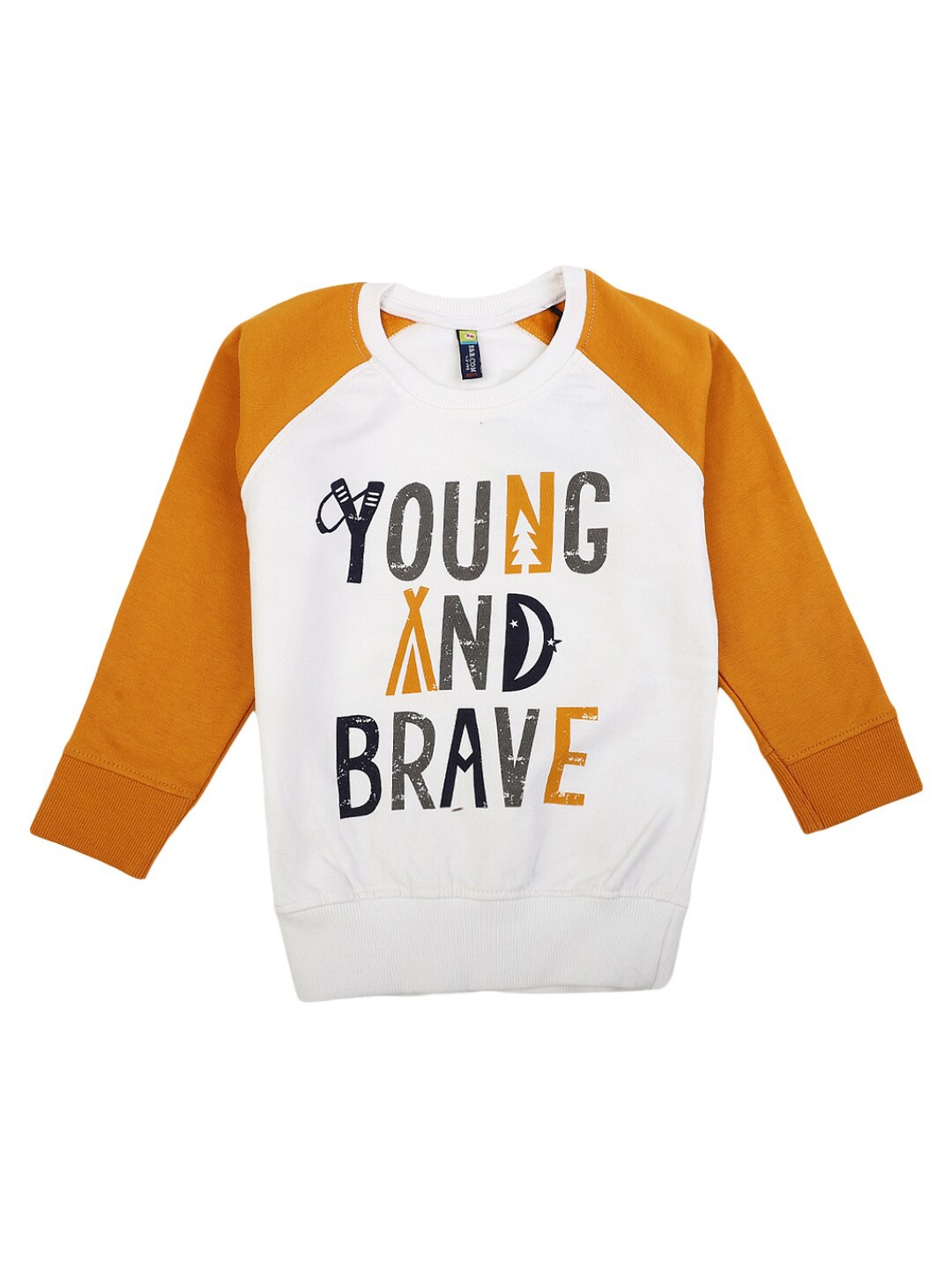 

V-Mart Boys White Typography Printed T-shirt