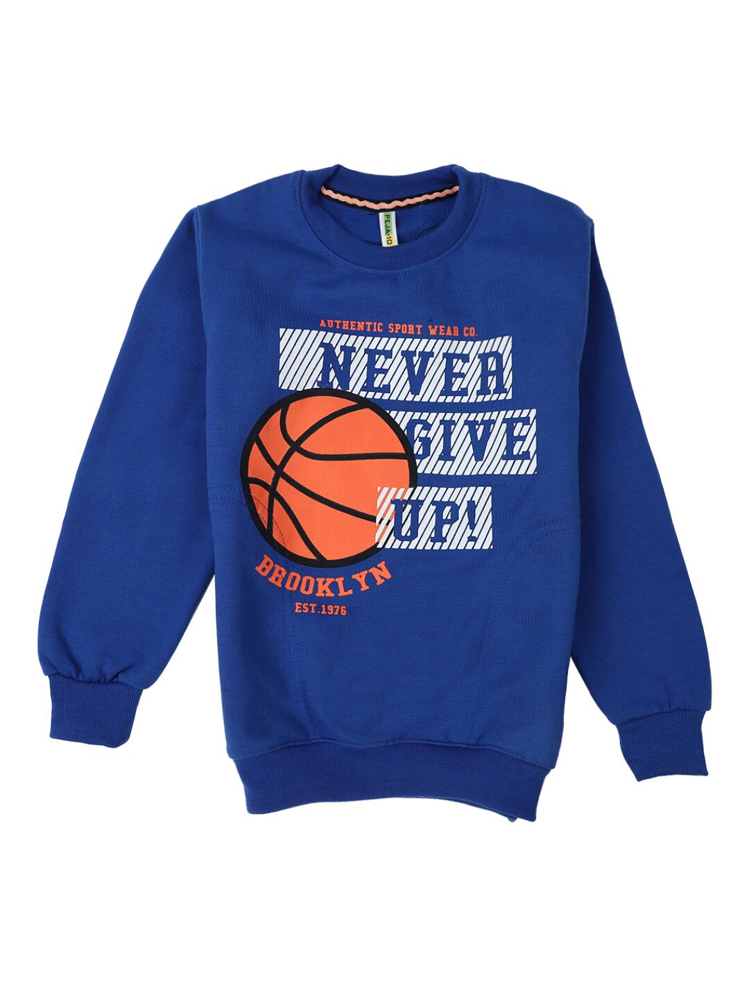 

V-Mart Boys Blue Typography Printed T-shirt