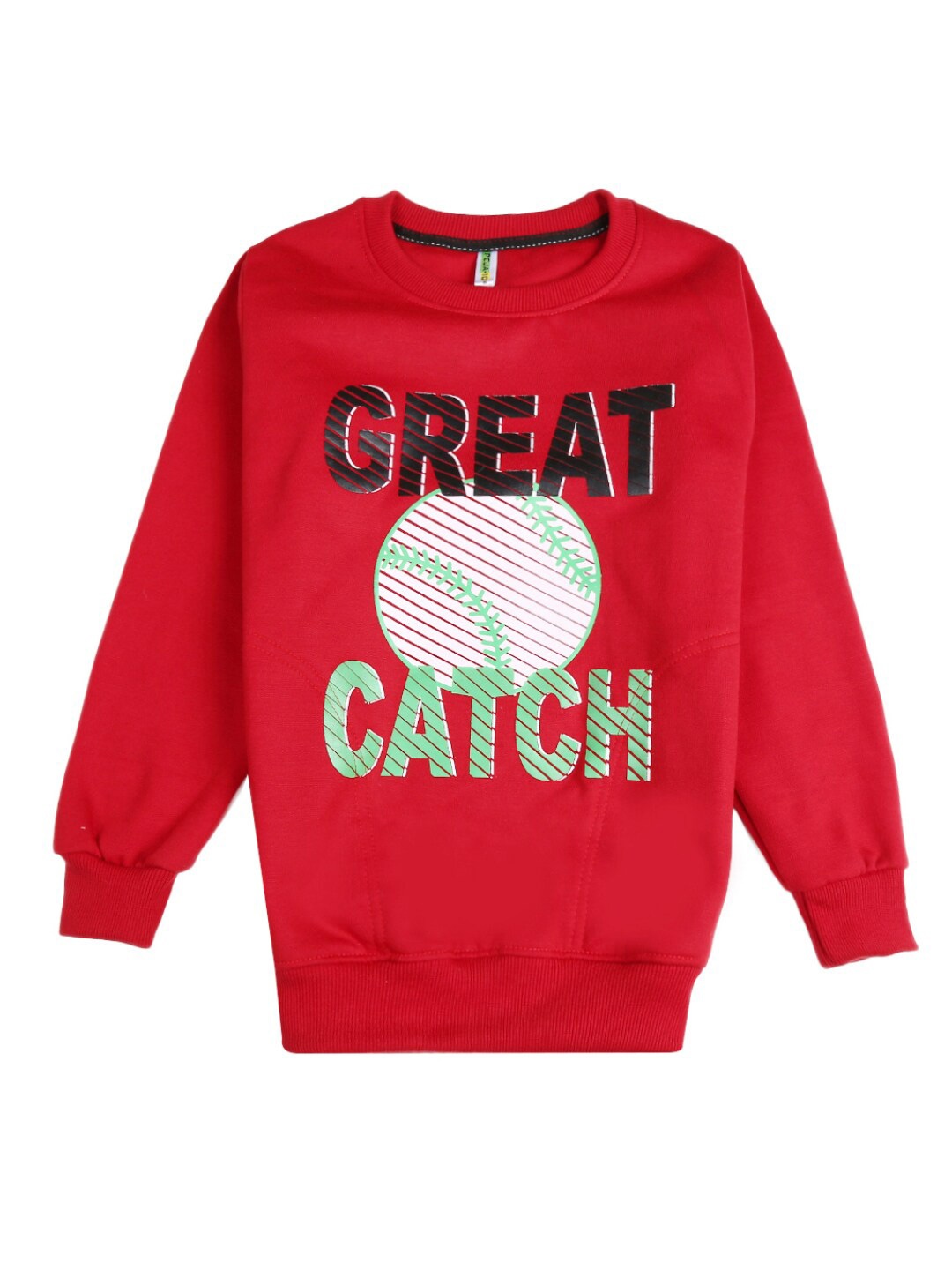 

V-Mart Boys Red Typography Printed T-shirt