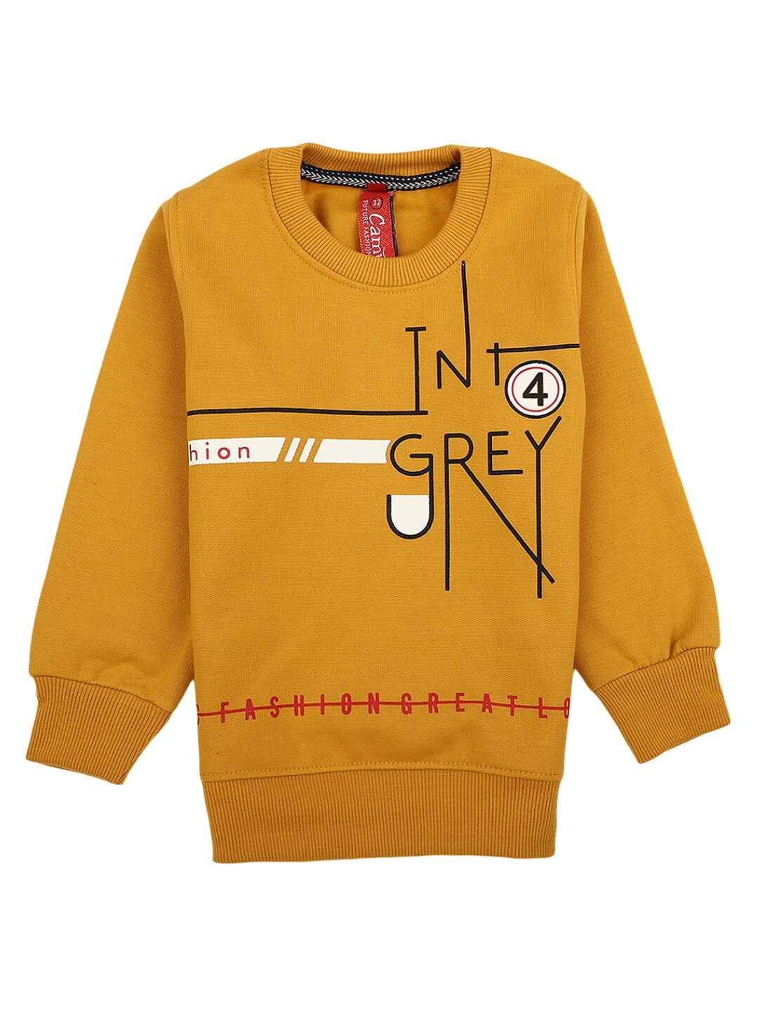 

V-Mart Boys Yellow Printed T-shirt